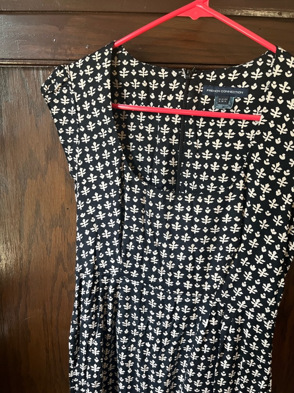 French Connection Cap Sleeved Dress